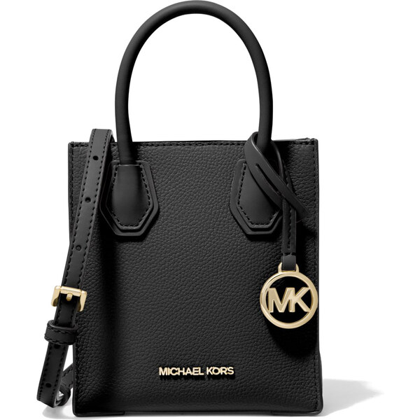 Michael Kors Mercer Extra-Small Pebbled Leather Crossbody Bag Black 29868305