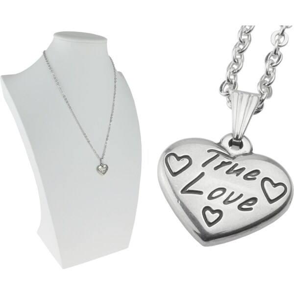 CITY STORM Retiazka s príveskom srdce s gravírovaním nápisom pravá 66889333