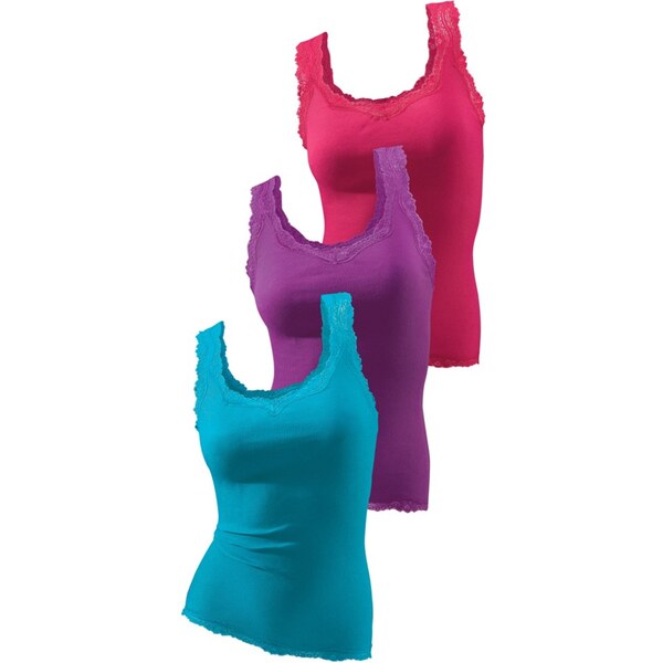 H.I.S Top tyrkysová / baklažánová / fuksia 54381943