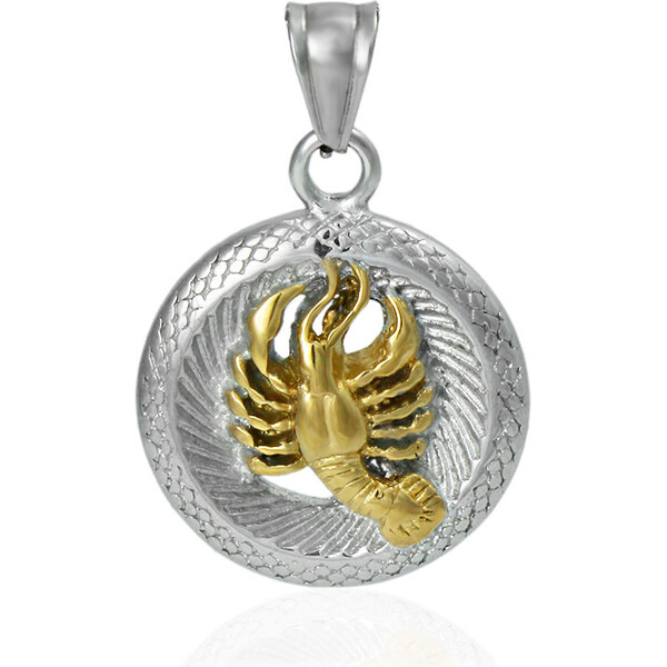 BM Jewellery Prívesok znamení zverokruhu rak z chirurgickej ocele 31318927