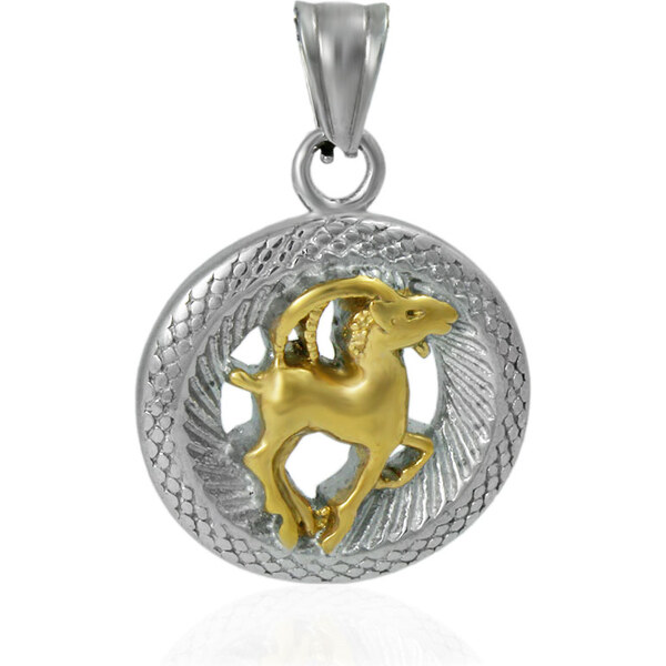 BM Jewellery Prívesok znamení zverokruhu kozorožec z chirurgickej 31318932