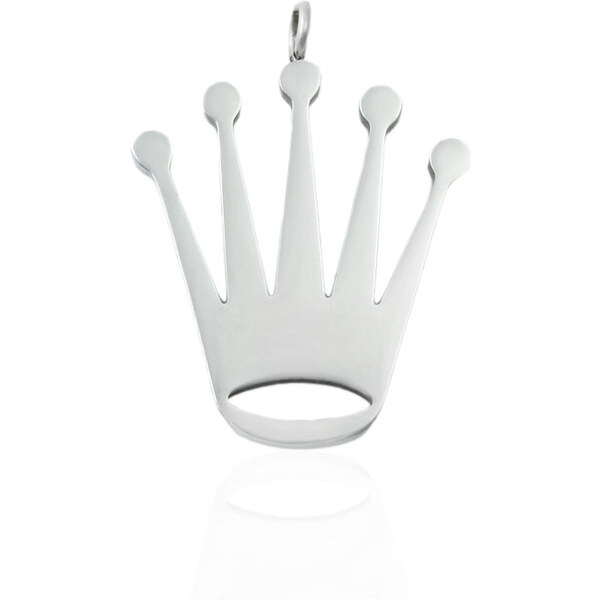 BM Jewellery Prívesok koruna strieborná z chirurgickej ocele S11193040 31319052