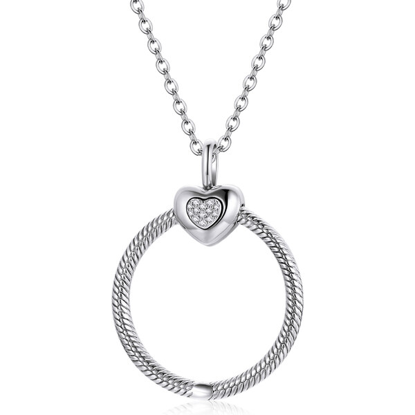 Lindas Jewelry Strieborný náhrdelník Kruh Lásky Ag 925/1000 INH170 29870733