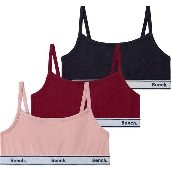 BENCH Podprsenka ružová / bordová / čierna / biela 54228763