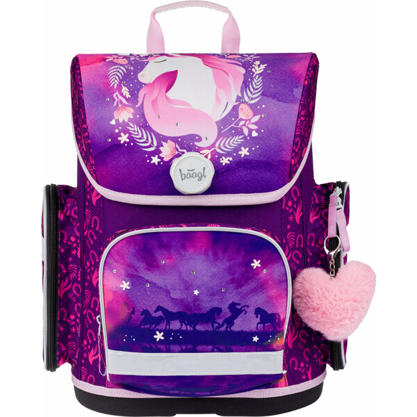 BAAGL Školní aktovka Ergo Kůň 63410552