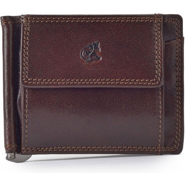 Pánska kožená peňaženka Cosset hnedá 4497 Komodo H 29900196