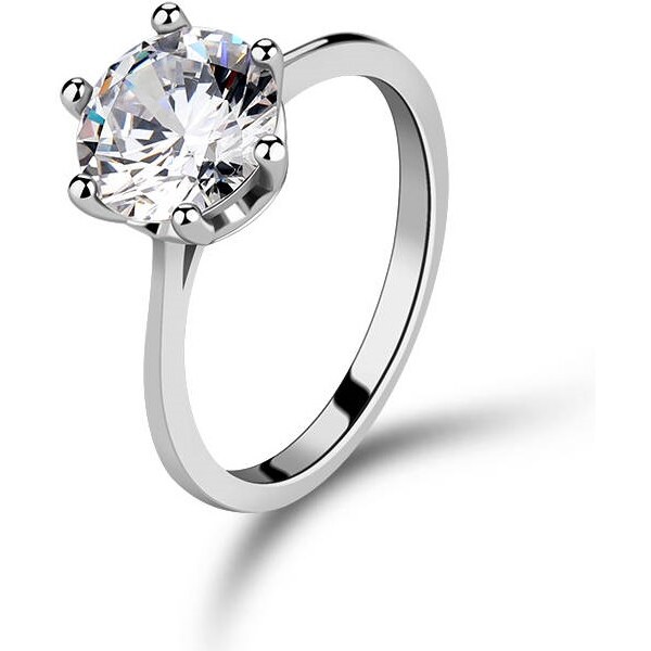 Emporial strieborný rhodiovaný prsteň Princeznin klenot 41501735