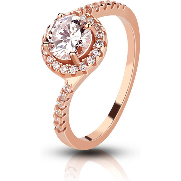 Emporial prsteň Elegance 14k ružové zlato 41531073