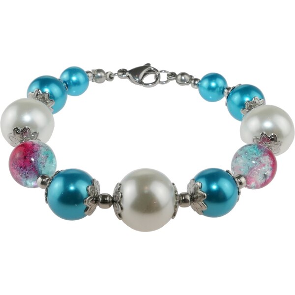 Alexis Marten Náramok z koraliek modro biely - Bianca 66888947