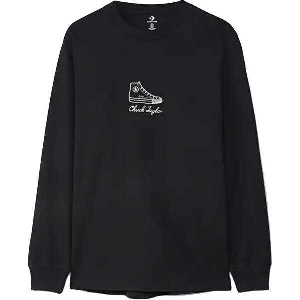 Converse Icon Signature Long Sleeve T-Shirt - Pánske - Tričko Converse 66355838
