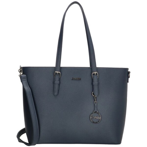 Charm London Tmavomodrá prémiová shopper kabelka „Rachel“ 64840991