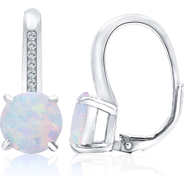 Dámske strieborné náušnice MAGNOLIA 30119190