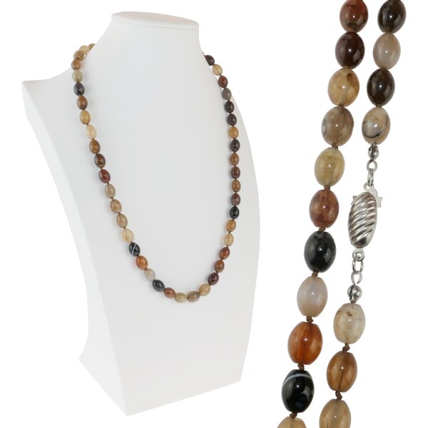 Alexis Marten Náhrdeník z polodrahokamu Skamenelé drevo 66888901