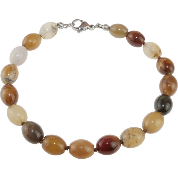 Alexis Marten Pánsky náramok z polodrahokamu Skamenelé drevo 66889099