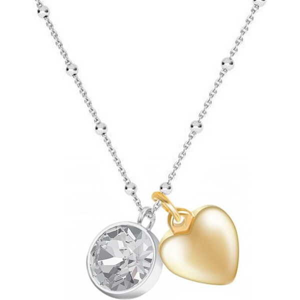 SWAROVSKI Elements Swarovski e. náhrdelník so srdcom All you need, 30159463