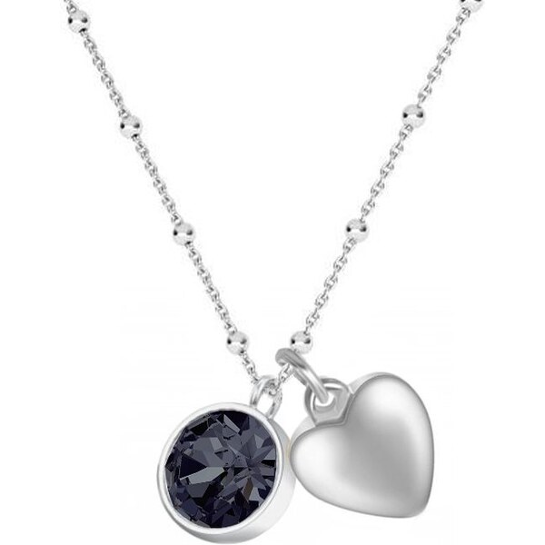 SWAROVSKI Elements Swarovski e. náhrdelník so srdcom All you need, 30159468