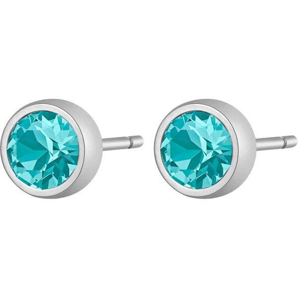 SWAROVSKI Elements Swarovski e. tyrkysový kryštál náušnice All you 30159469