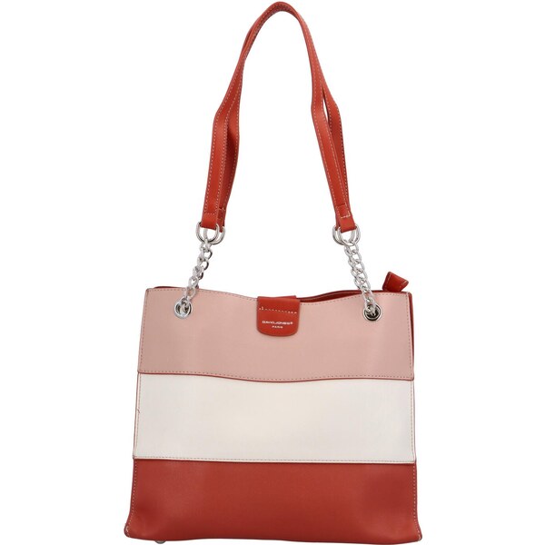 Dámska kabelka cez plece tehlovo červená - David Jones Jyotisis 30355524