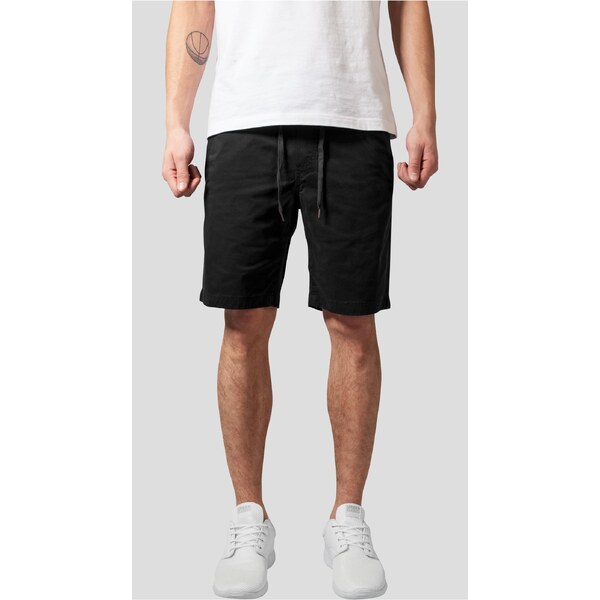 Urban Classics Stretch Twill Joggshorts Black 50671552