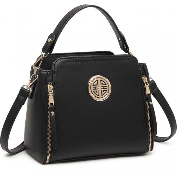 Dámska moderná kabelka Miss Lulu LB2126- čierna 61882456