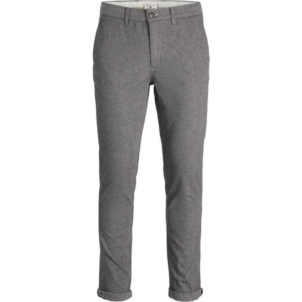 JACK & JONES Chino nohavice JPSTMarco JJFury sivá melírovaná 29915537
