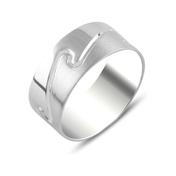 Olivie Pánsky strieborný prsteň VLNA 5718 30503482