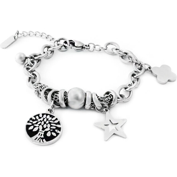 BM Jewellery Dámsky náramok strom života z chirurgickej ocele 31319106