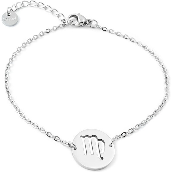 BM Jewellery Náramok znamení zverokruhu panna z chirurgickej ocele 31319099