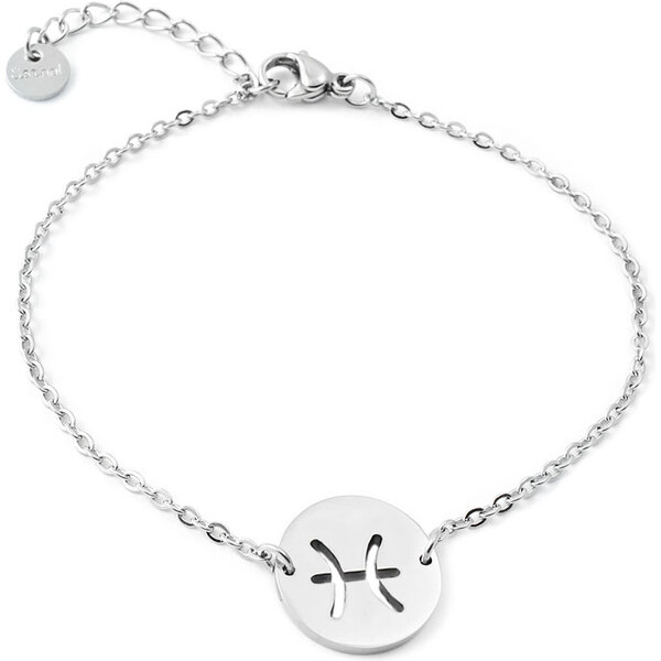 BM Jewellery Náramok znamení zverokruhu ryby z chirurgickej ocele 31319100