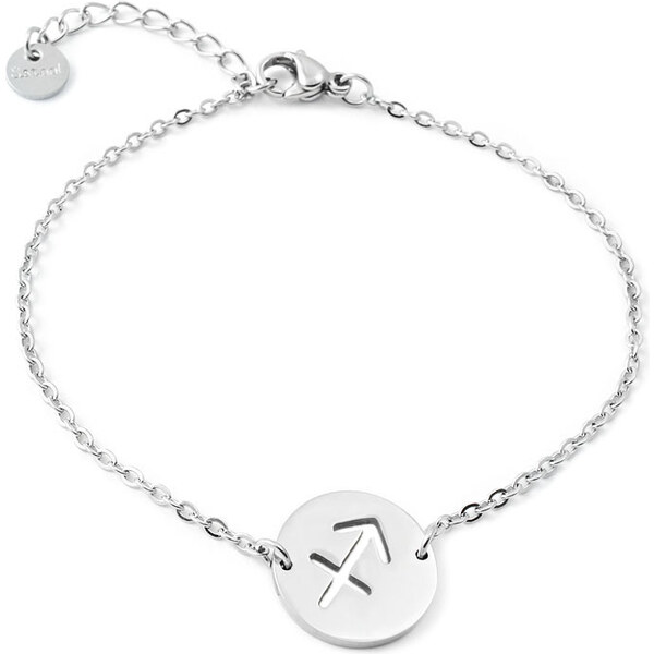 BM Jewellery Náramok znamení zverokruhu strelec z chirurgickej ocele 31319102