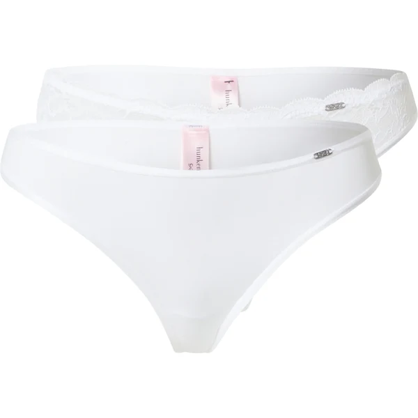 Hunkemöller Tangá Angie šedobiela 63253154