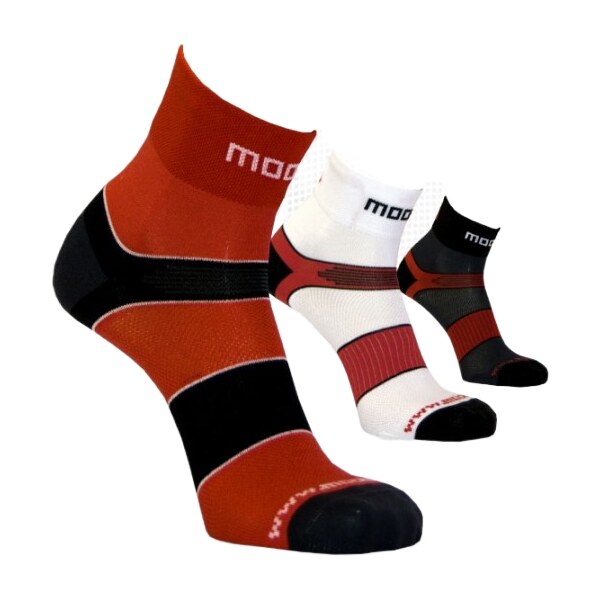 ROAD MASTER športové cyklo ponožky Moose Biela S 1 pár 26252242