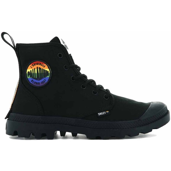 Palladium Pampa Smiley Pride - Pánske - Tenisky Palladium - Čierne - 66356126
