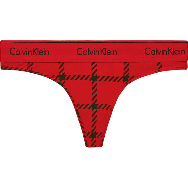 Calvin Klein - tangá Modern Cotton red graphic print - limited edition 30367105