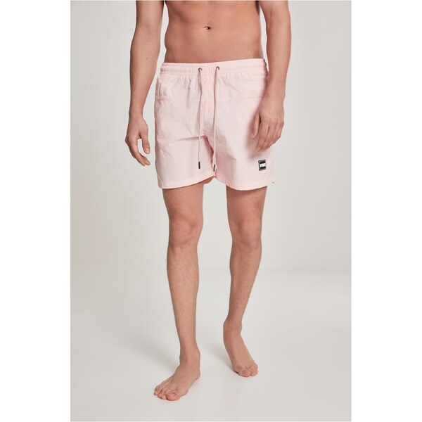 Urban Classics Mens Swimsuit Block Light Pink 50679599