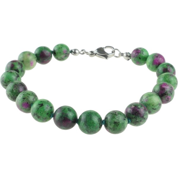 Alexis Marten Náramok z minerálu Rubín v Zoisite 8 mm 66888949