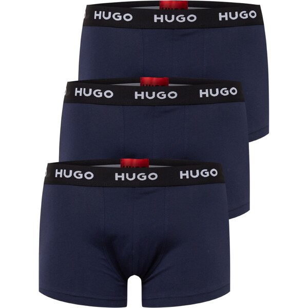 HUGO Boxerky námornícka modrá / čierna / biela 30509047