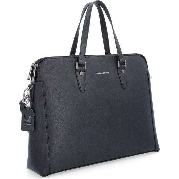 Kožená kabelka do ruky Noelia Bolger čierna NB 0035 C 17714953
