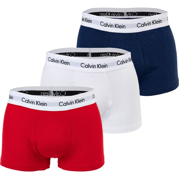 Calvin Klein Underwear Boxerky modrá / svetločervená / čierna / biela 28943633