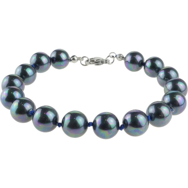 Alexis Marten Perlový náramok modrý Shell perly 10 mm - Cameron 66889124