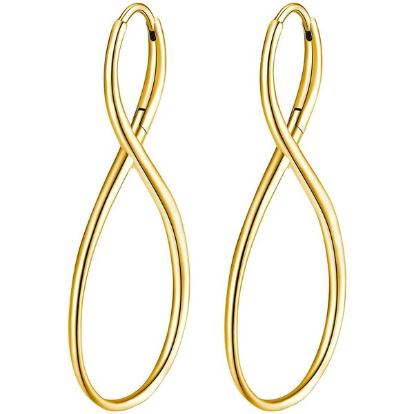 Brosway Štýlové pozlátené náušnice Nekonečno Ribbon BBN28 66584183