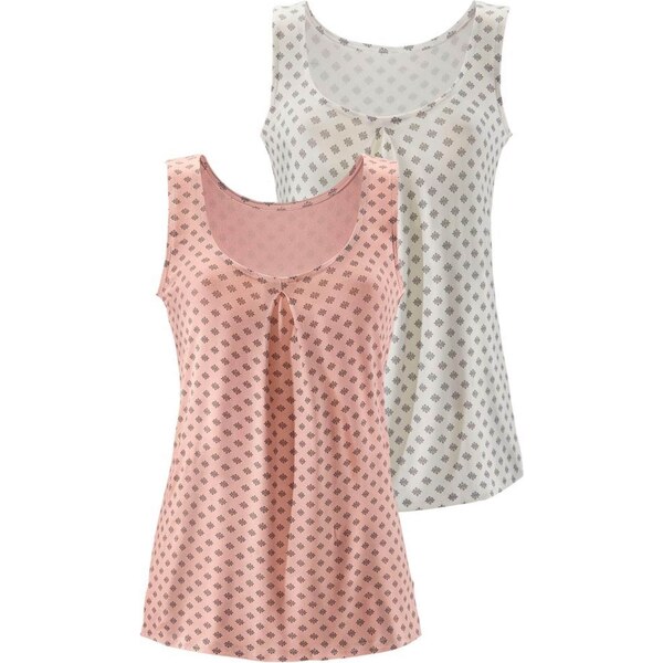 LASCANA Top ružová / biela 54221279