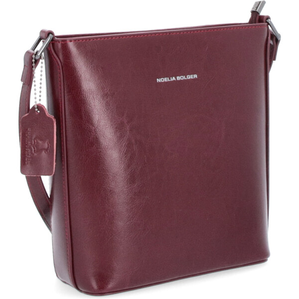 Kožená kabelka crossbody Noelia Bolger červená NB 0065 TCV 30555742