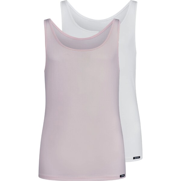 Skiny Tielko ružová / biela 64826017