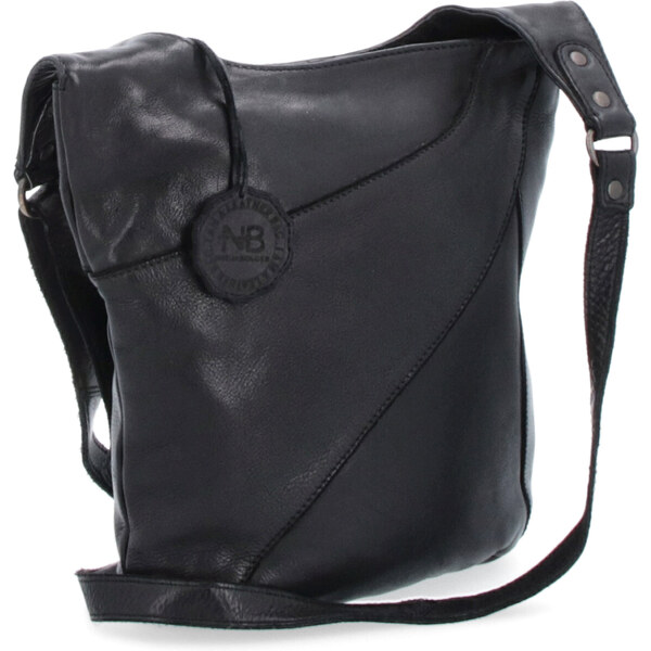 Kožená kabelka crossbody Noelia Bolger čierna NB 2101 C 47092183