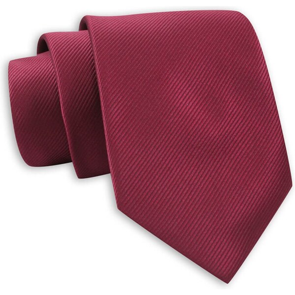 Bordová kravata s jemnými prúžkami Angelo di Monti 45990877