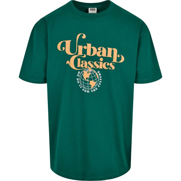 Urban Classics Tričko svetložltá / smaragdová / biela 30612603