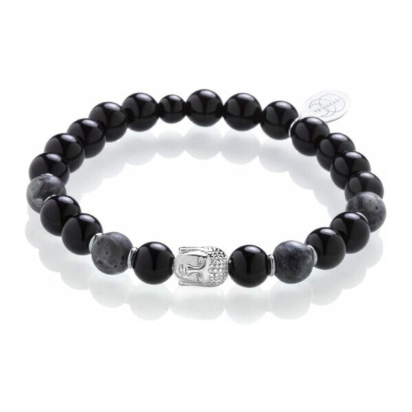 Budha náramok pre mužov - strieborný Trimakasi 30613751