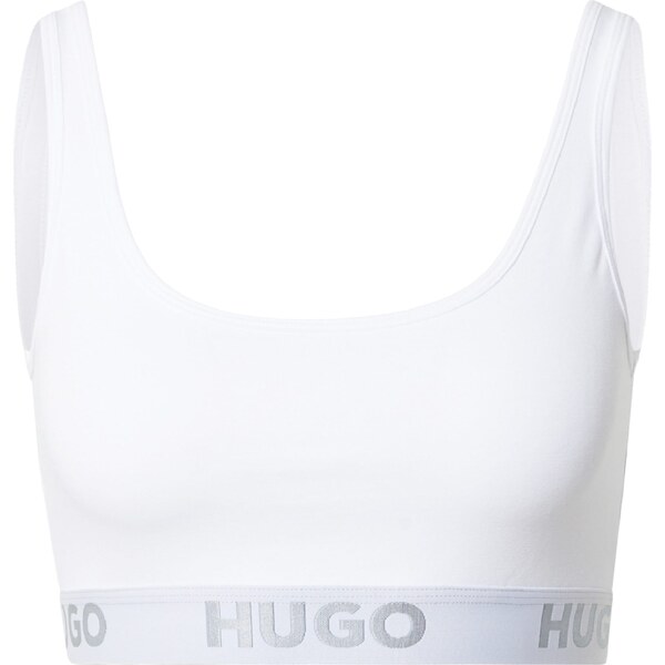 HUGO Podprsenka strieborná / šedobiela 30631338
