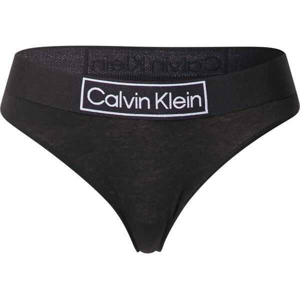 Calvin Klein Underwear Tangá čierna / biela 66833836